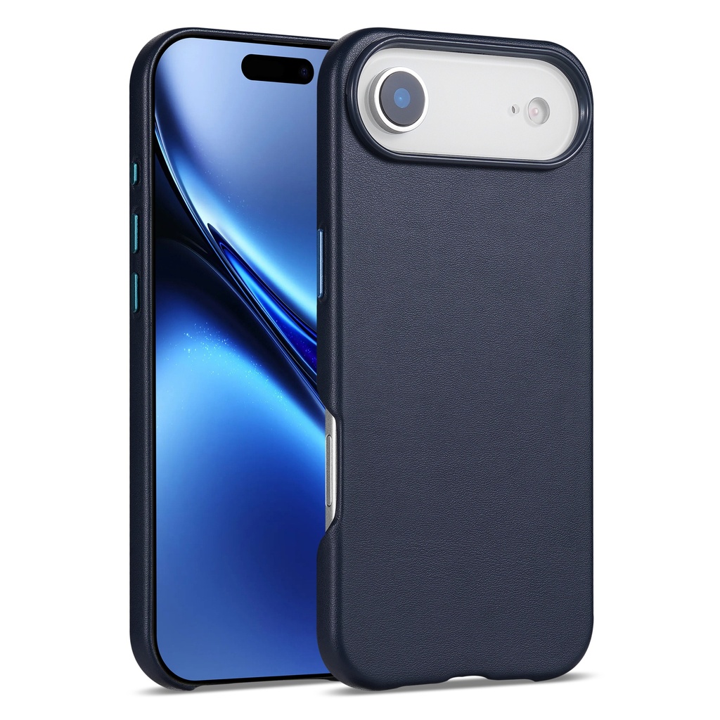 Leatherette Case with inner Magsafe for iPhone Air - Dark Blue