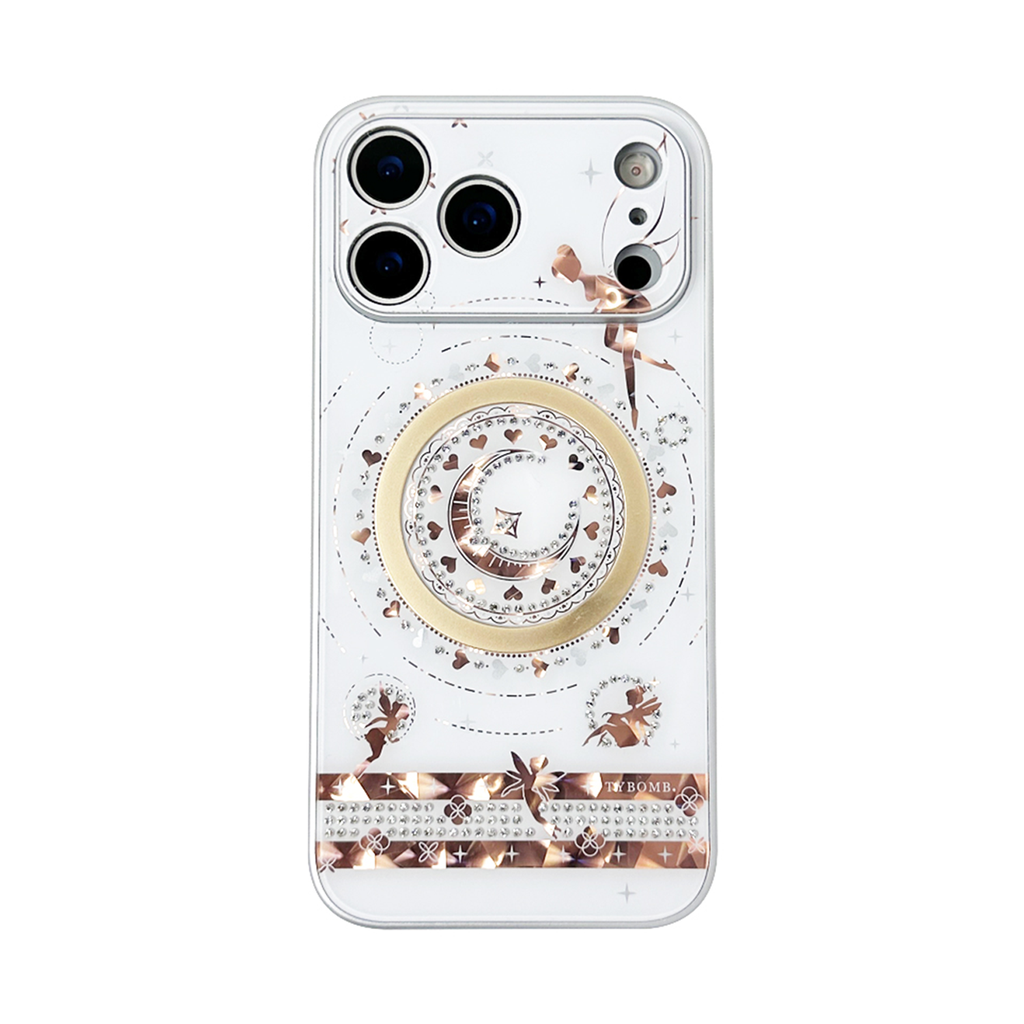Golden Fairy Luxury Case for iPhone 17 Pro - White
