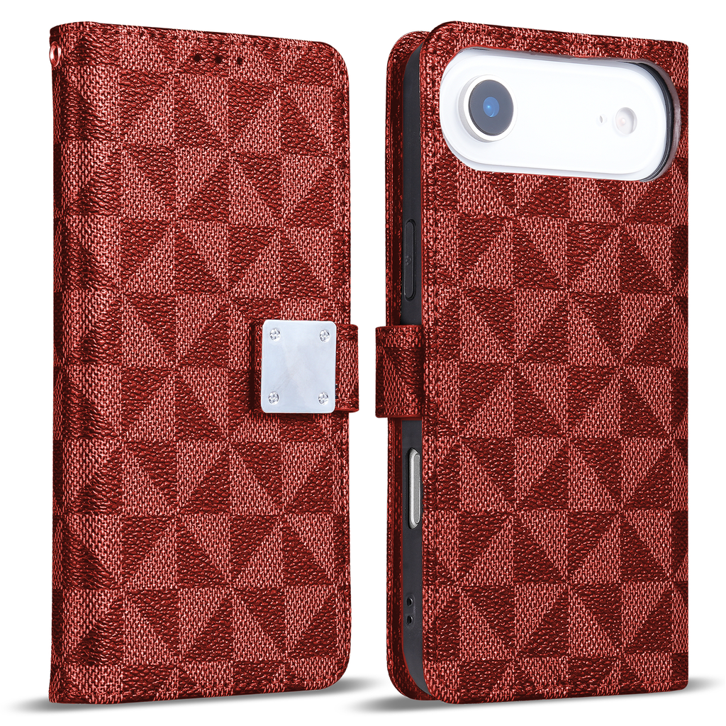 Triangle Wallet Case for iPhone Air - Red