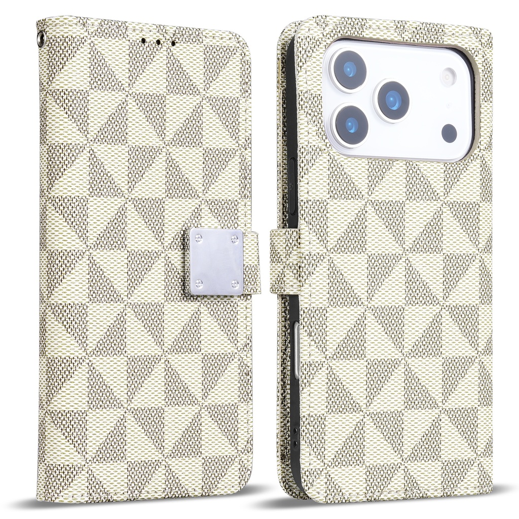 Triangle Wallet Case for iPhone 17 Pro Max - Yellow