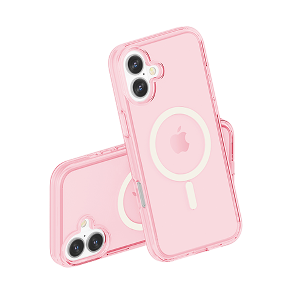 Transparent Color Case with Magsafe for iPhone 17 - Pink