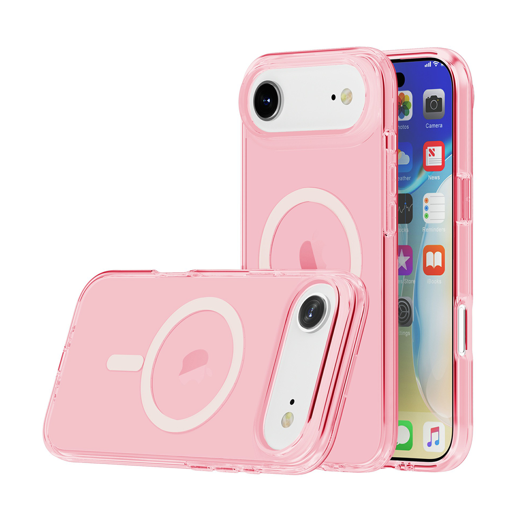 Transparent Color Case with Magsafe for iPhone Air - Pink