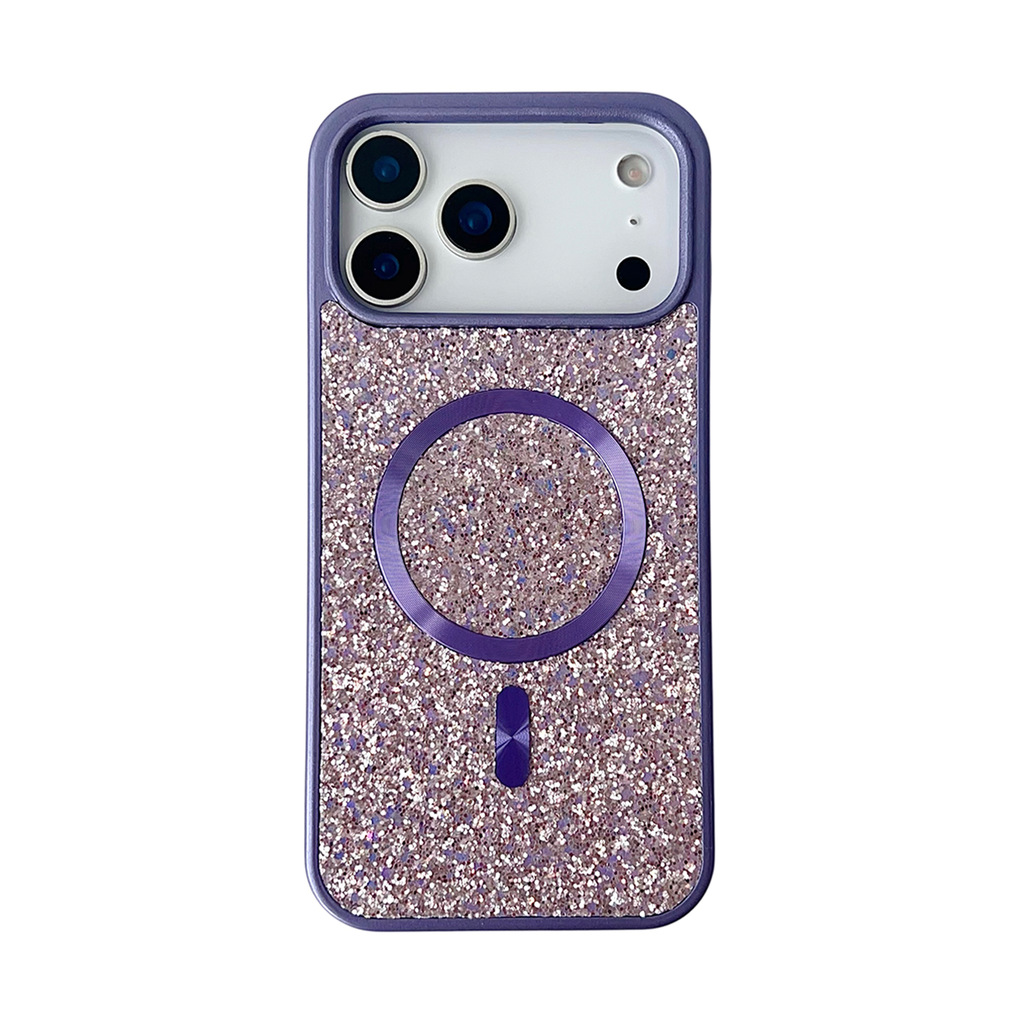 Blinged Case with Magsafe for iPhone Air - Purple