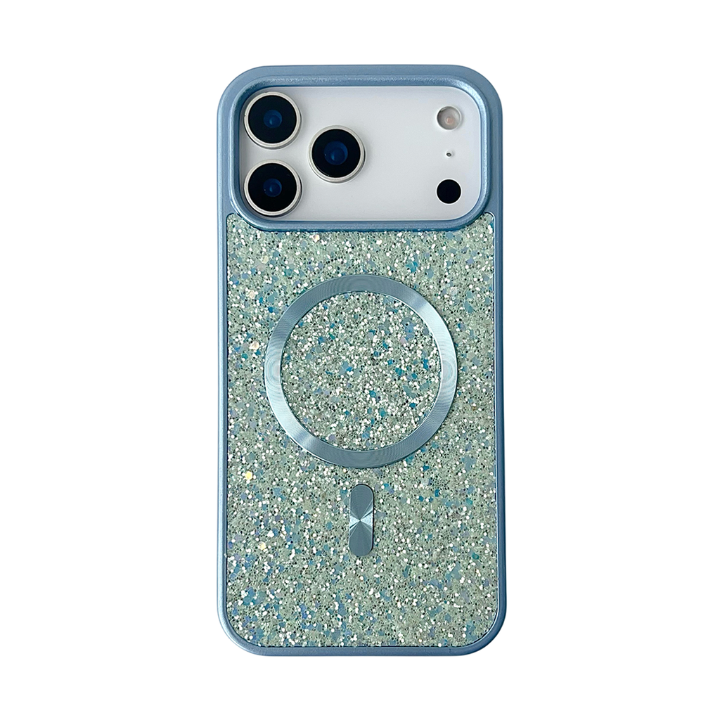 Blinged Case with Magsafe for iPhone 17 Pro - Blue