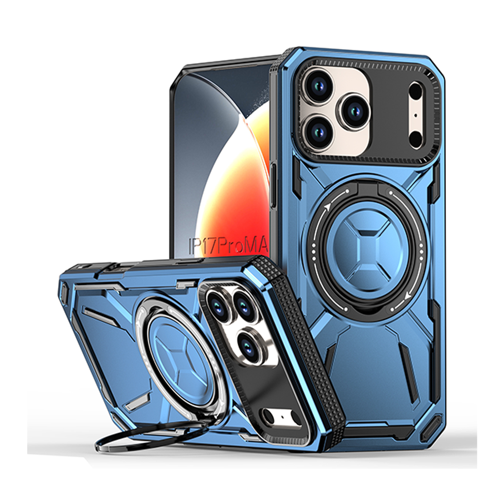 Armor Rotate Stand Case with Magsafe for iPhone Air - Light Blue