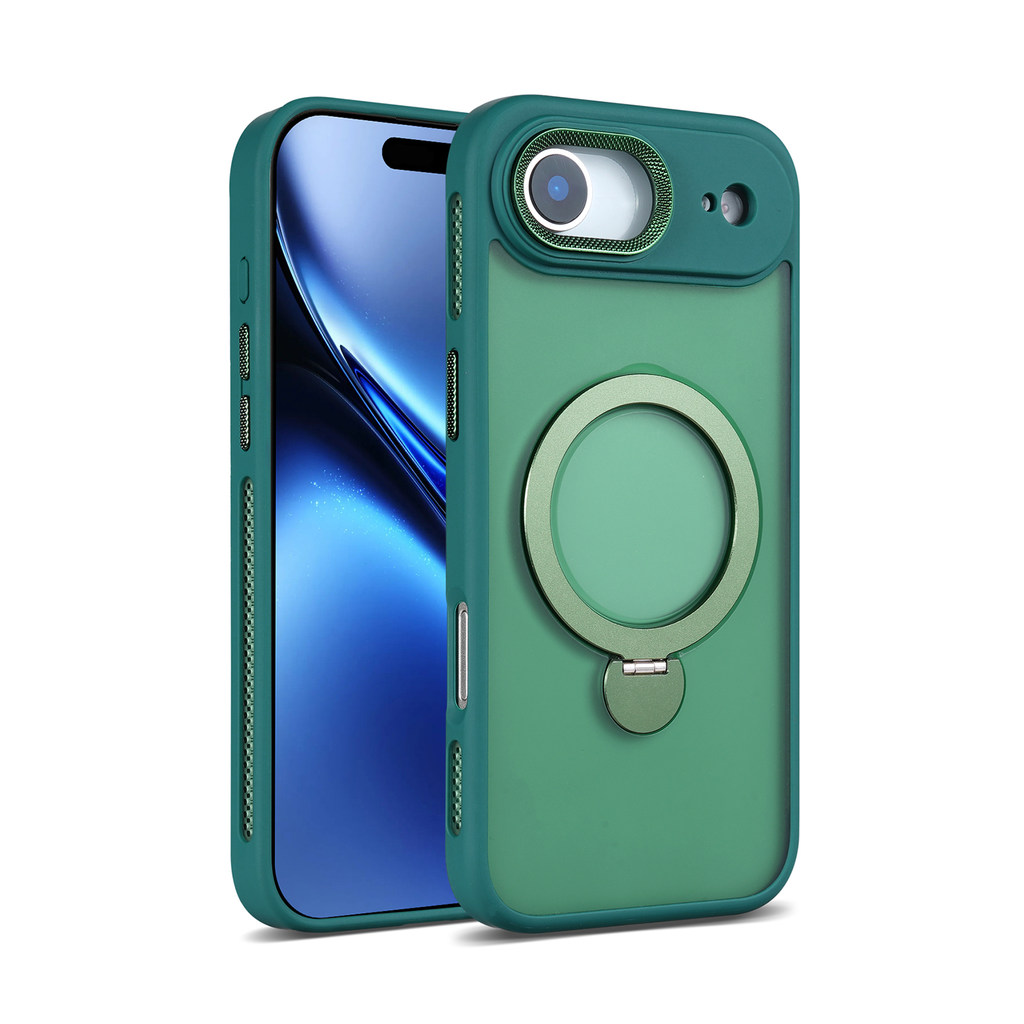 Rotating Stand Case with Magsafe for iPhone Air - Green