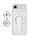  Sophisticated Matte Stand Holder Case with Magsafe for iPhone Air - White