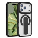 Sophisticated Matte Stand Holder Case with Magsafe for iPhone 17 Pro / 18 Pro - Black