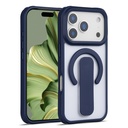 Sophisticated Matte Stand Holder Case with Magsafe for iPhone 17 Pro / 18 Pro - Dark Blue