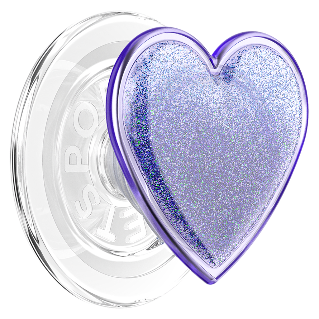 Popsockets - Popgrip Magsafe Circle - Tidepool Squishy Heart Lavender