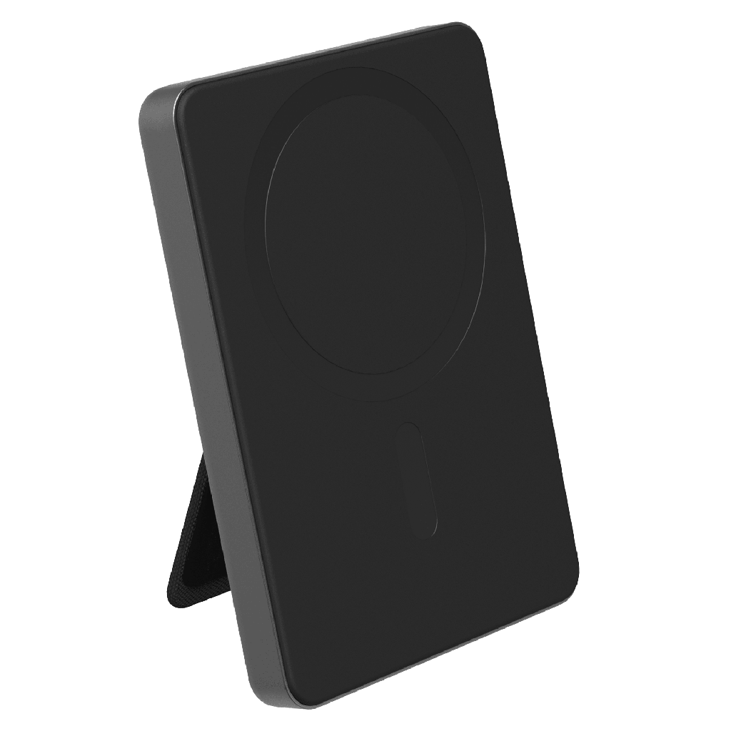 Mophie - Qi2 Powerstation Mini Stand 5000 Mah - Black
