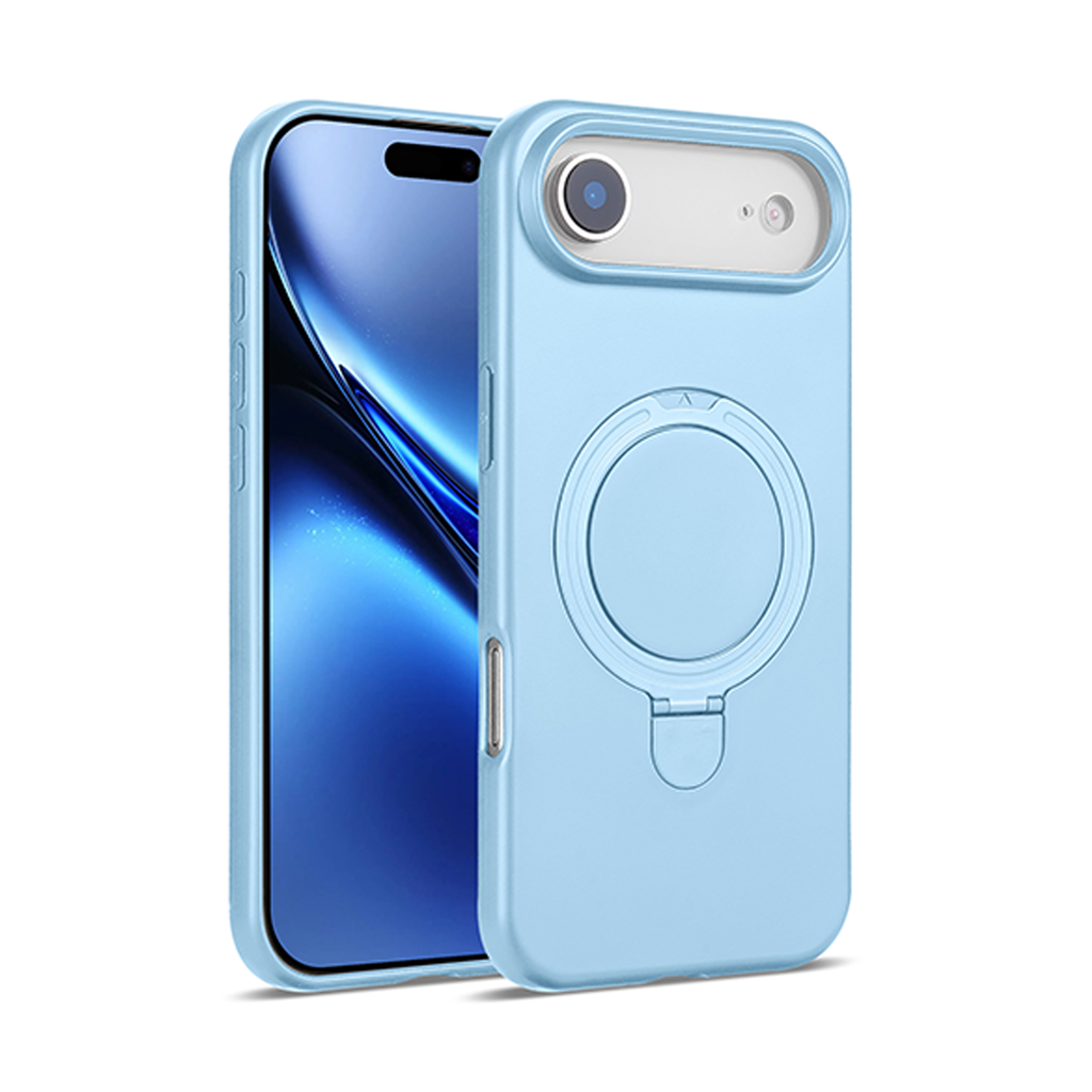 Premium Silicone Stand Case with Magsafe for iPhone Air - Blue