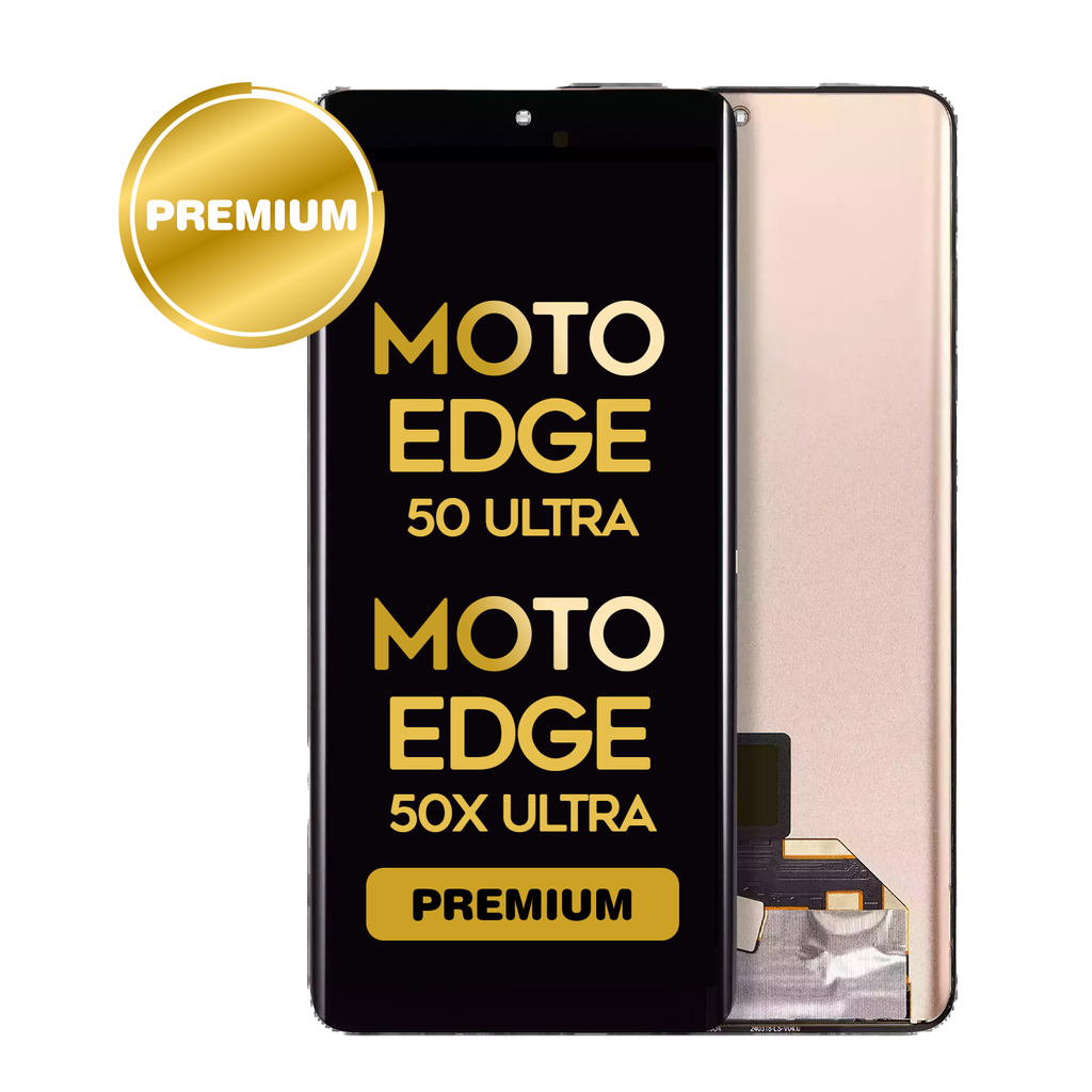 OLED Assembly Without Frame For Motorola Moto Edge 50 Ultra / X50 Ultra (XT2401 / 2024) (Premium) (All Colors)