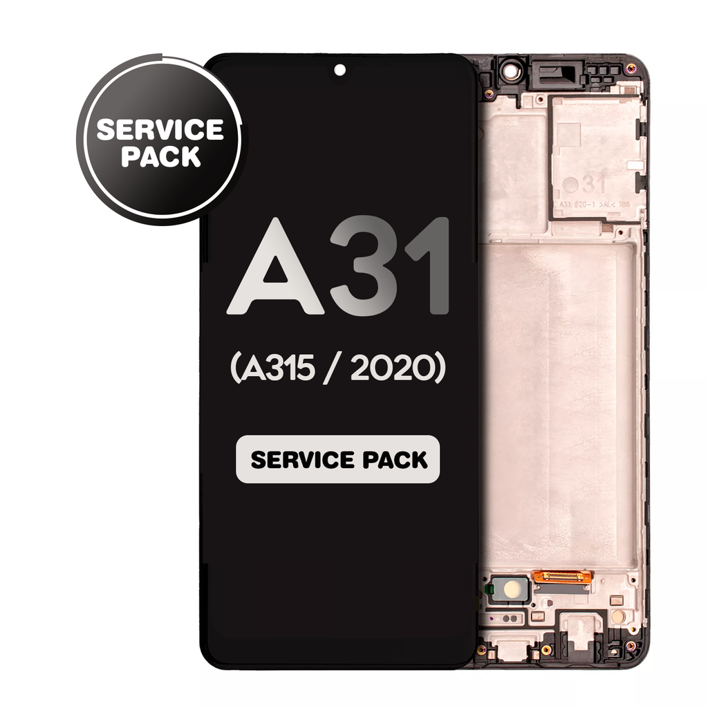 OLED Assembly With Frame For Samsung Galaxy A31 (A315 / 2020) (Service Pack) (All Colors)