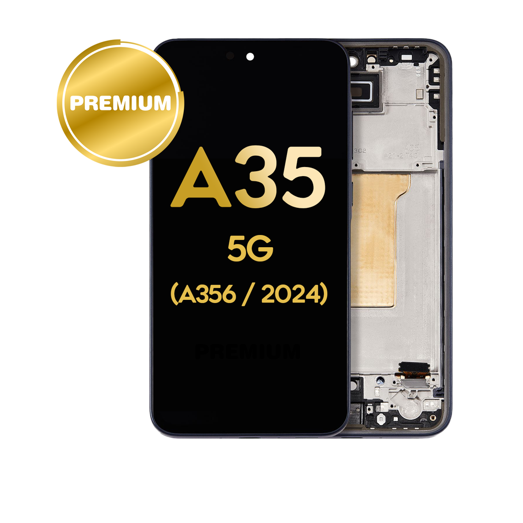 OLED Assembly With Frame For Samsung Galaxy A35 5G (A356 / 2024) (Premium) (Navy)