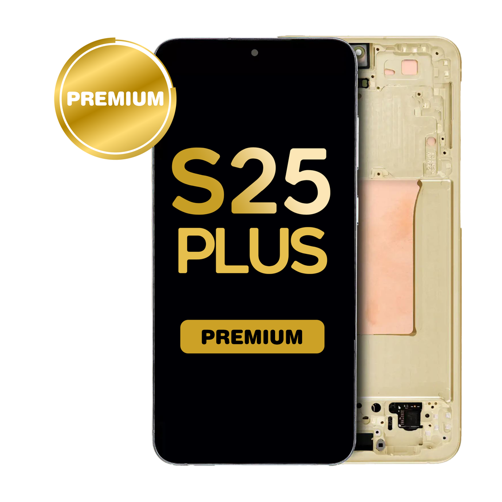 OLED Assembly for Samsung Galaxy S25 Plus (S936) with Frame  (Pink Gold) (Premium)