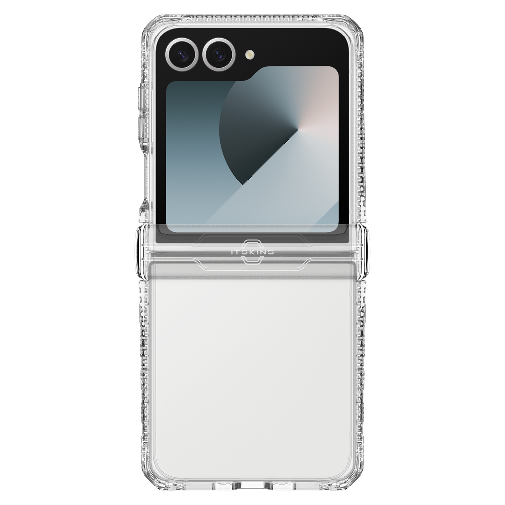 Itskins - Hybridr Clear Hinge Case For Samsung Galaxy Z Flip7 - Transparent
