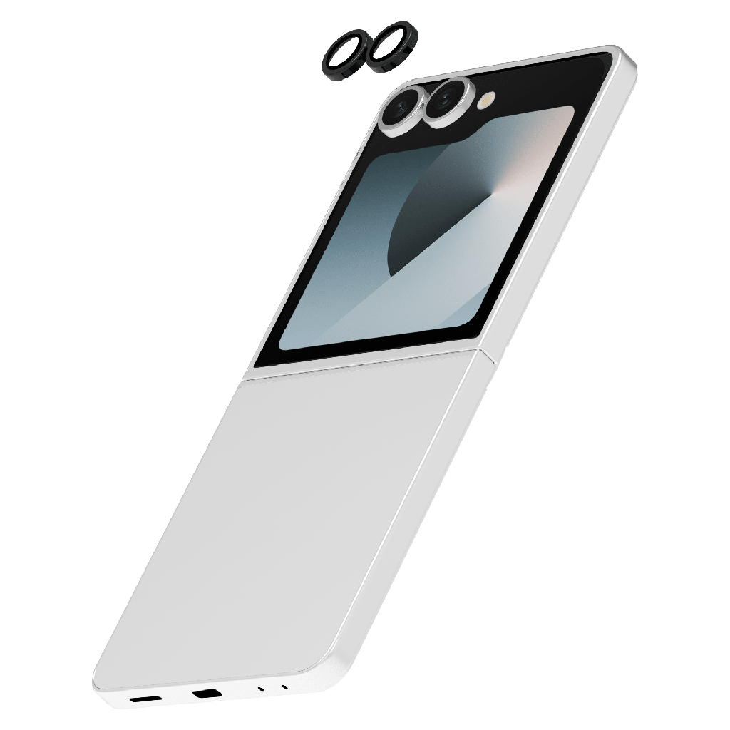 Itskins - Hybrid Lens Camera Lens Screen Protector For Samsung Galaxy Z Flip7 - Black