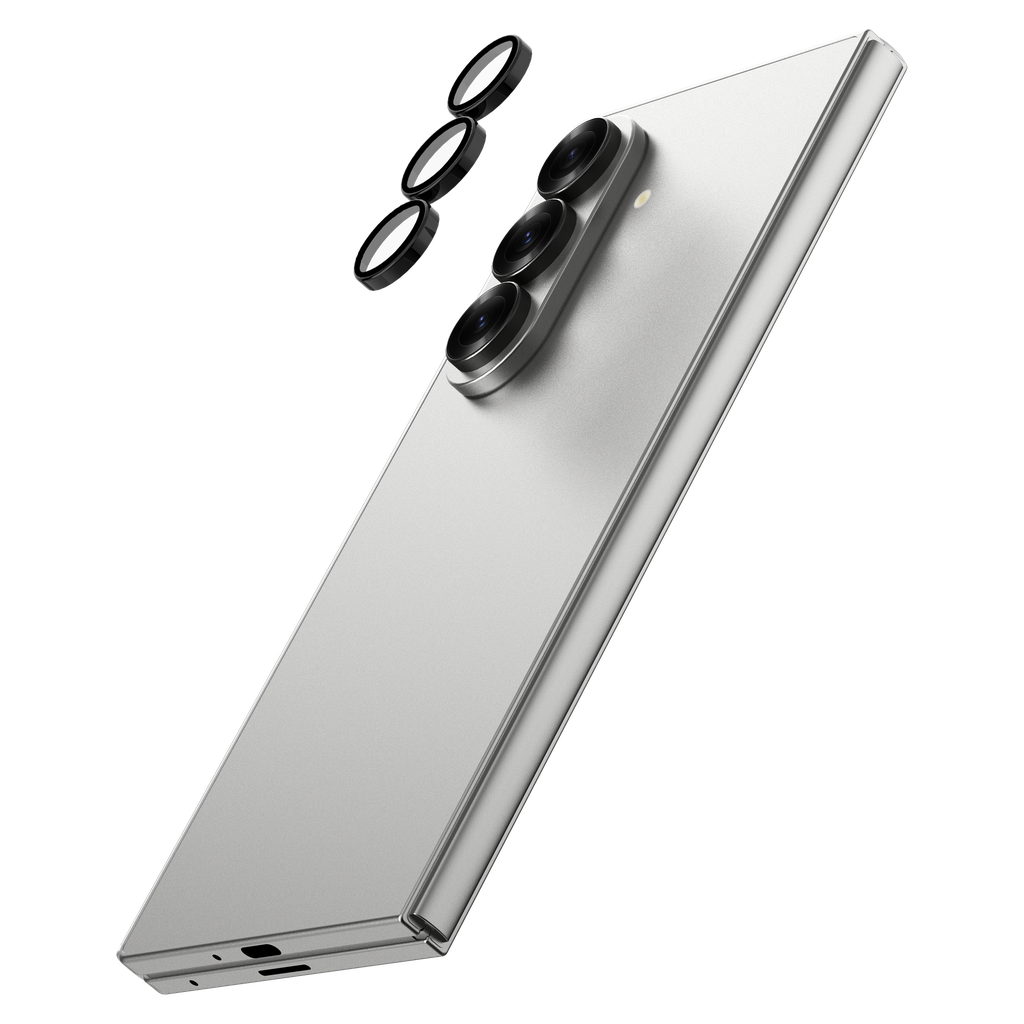 Itskins - Hybrid Lens Camera Lens Screen Protector For Samsung Galaxy Z Fold7 - Black