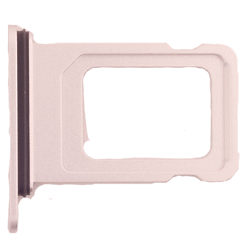 Single Sim Card Tray For iPhone 16e (White) (Premium)