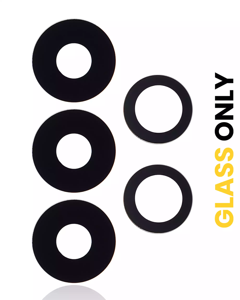 Back Camera Lens (Glass Only) With Adhesive For Samsung Galaxy A13 (A135 / 2022) (5 Piece Set) (Premium)