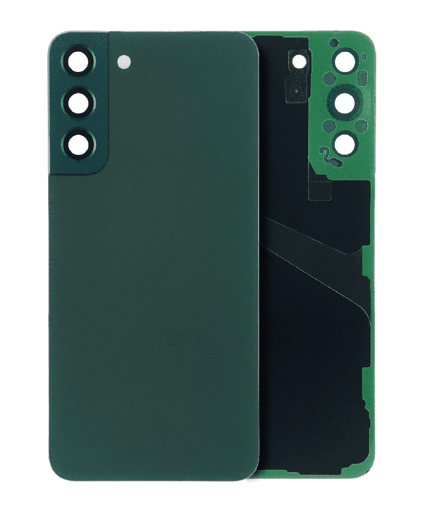 Back Cover Glass With Camera Lens For Samsung Galaxy S22 Plus 5G (No Logo) (Green)