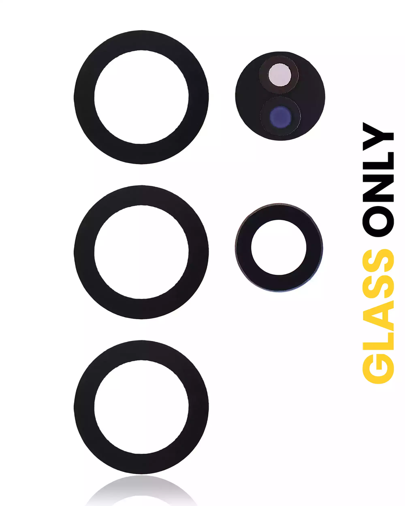 Back Camera Lens (Glass Only) With Adhesive For Samsung Galaxy S22 Ultra 5G (10 Pack) (Premium)