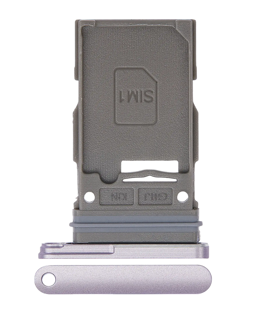 Single Sim Card Tray For Samsung Galaxy S21 FE 5G (Lavender) (Premium)