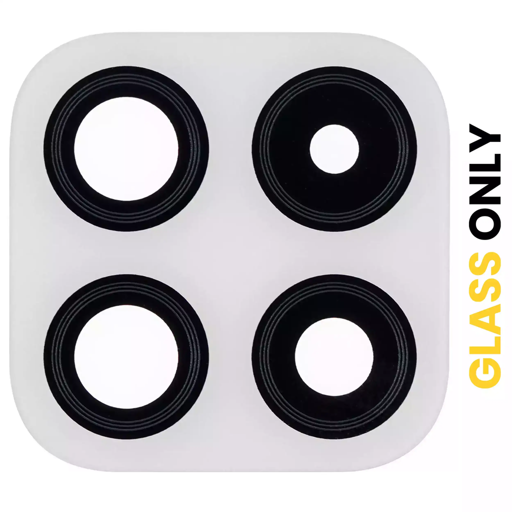 Back Camera Lens (Glass Only) With Adhesive For Samsung Galaxy A22 5G (A226 / 2021) (White) (Premium)