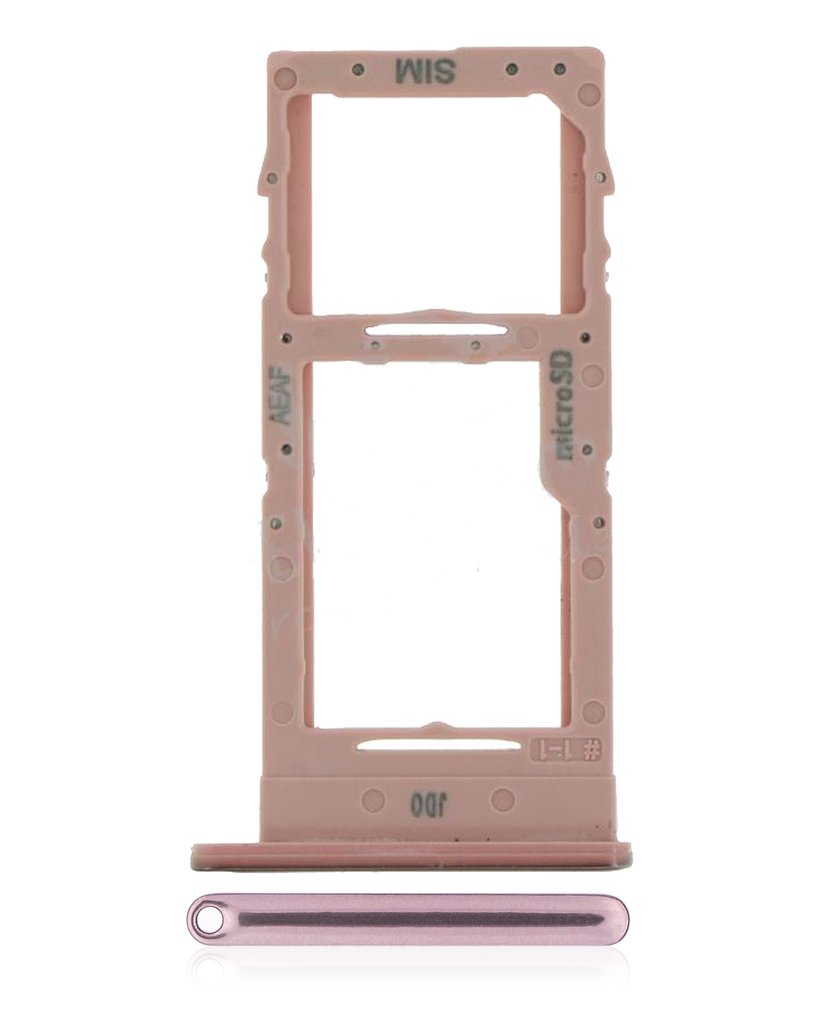 Dual Sim Card Tray For Samsung Galaxy A51 5G (A516 / 2020) (Prism Cube Pink) (Premium)