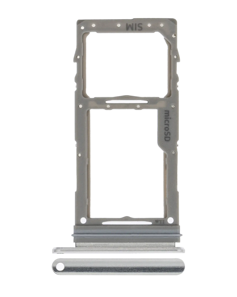Single Sim Card Tray For Samsung Galaxy S10 Lite (Prism White) (Premium)