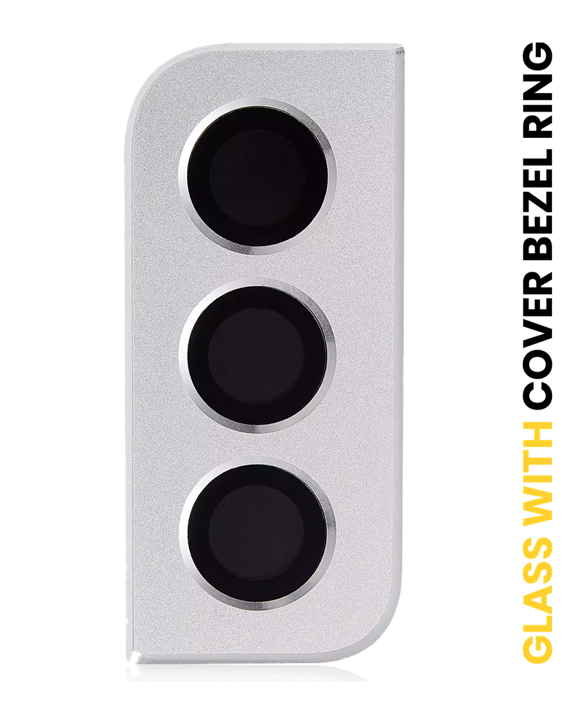 Back Camera Lens With Cover Bezel Ring For Samsung Galaxy S21 5G (Phantom White) (Premium)