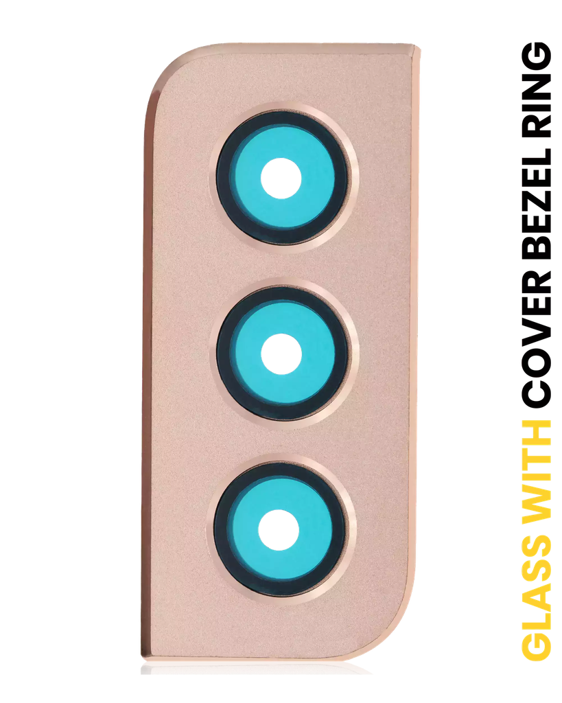 Back Camera Lens With Bezel Ring For Samsung Galaxy S21 Plus (Phantom Gold) (Premium)