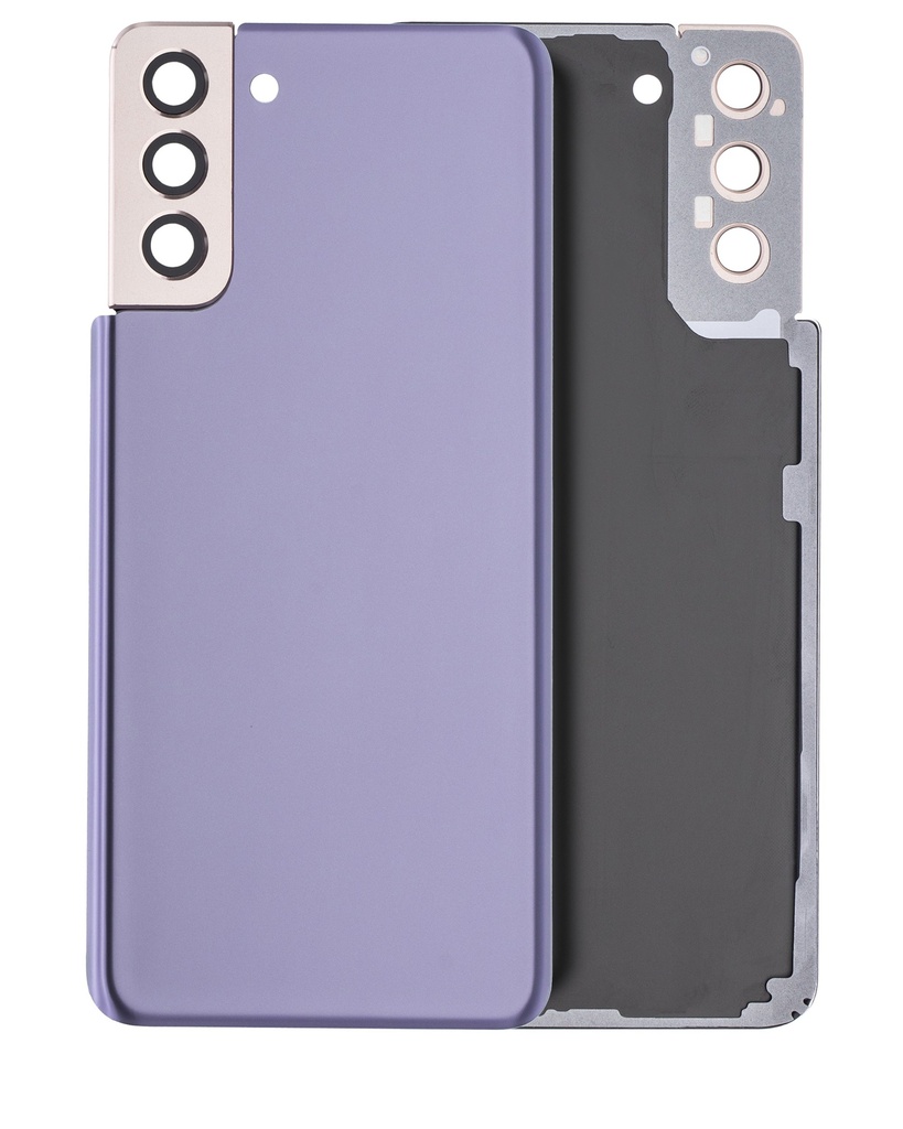 Back Cover Glass With Camera Lens For Samsung Galaxy S21 Plus (No Logo) (Phantom Violet)