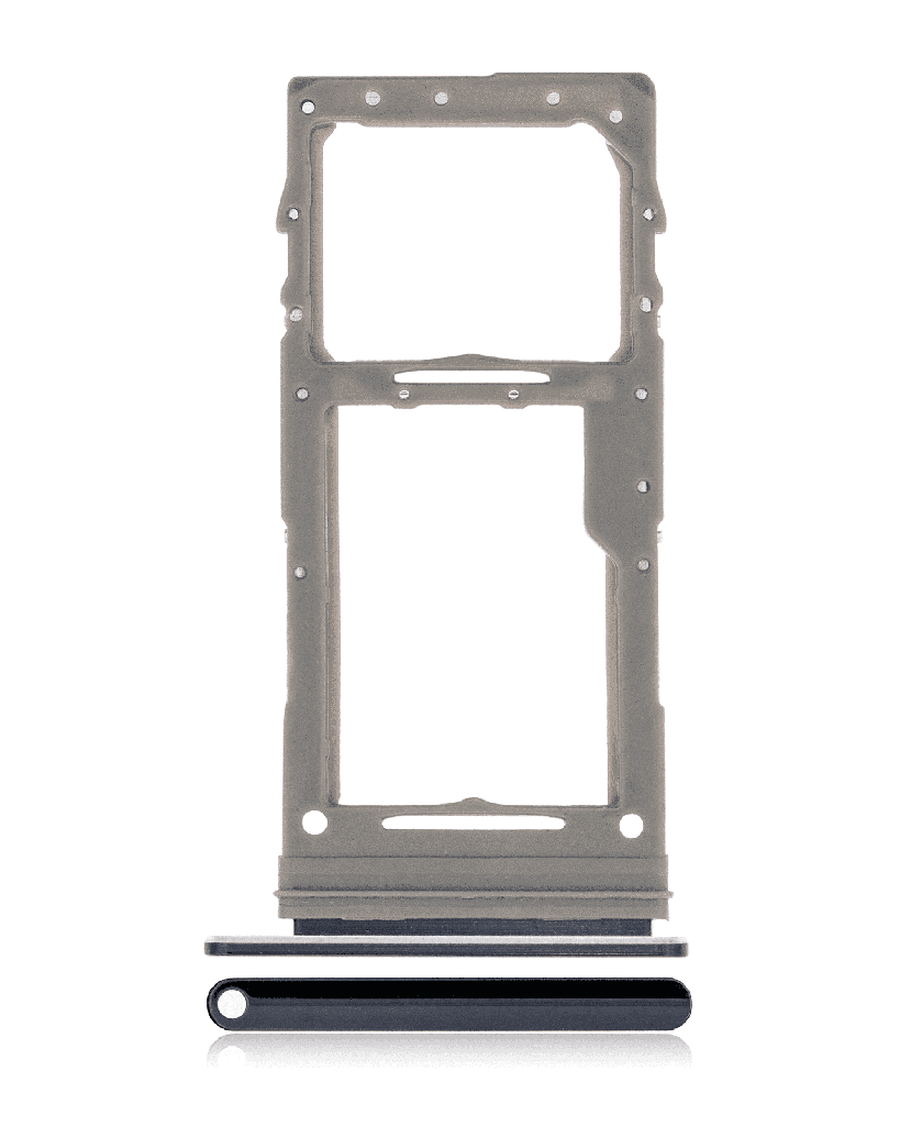 Single Sim Card Tray For Samsung Galaxy Note 10 Lite (Aura Black) (Premium)