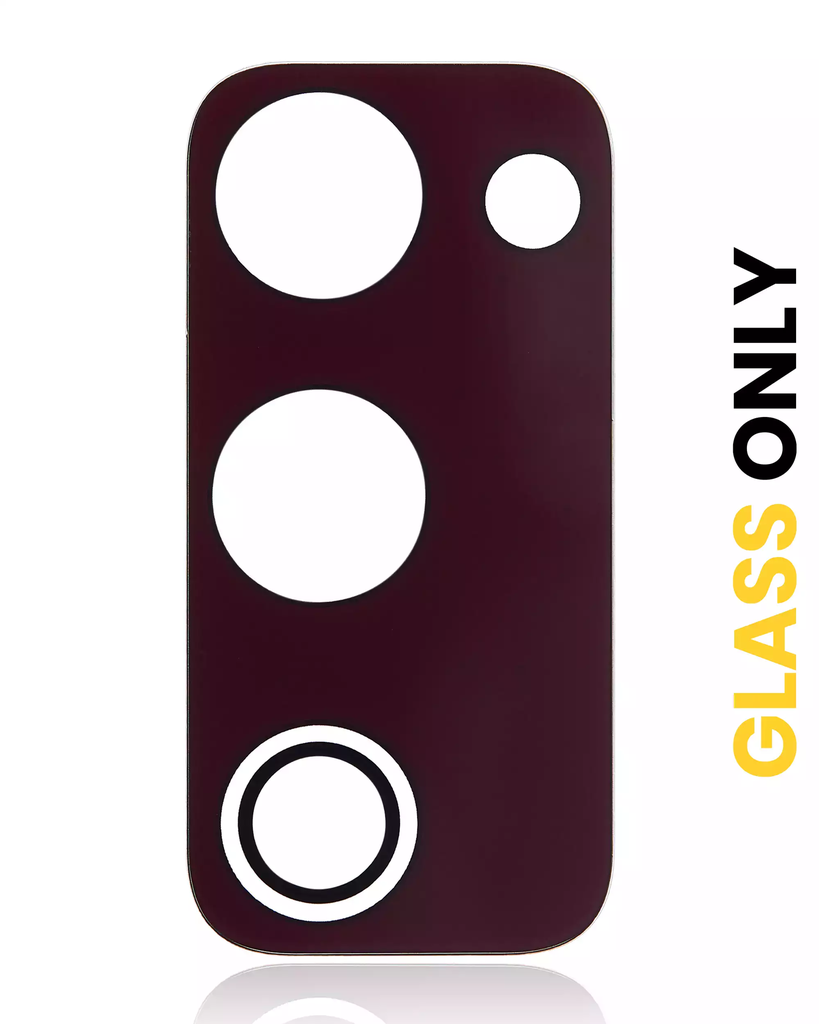 Back Camera Lens (Glass Only) With Adhesive For Samsung Galaxy S20 FE 4G / 5G (Cloud Red) (10 Pack) (Premium)