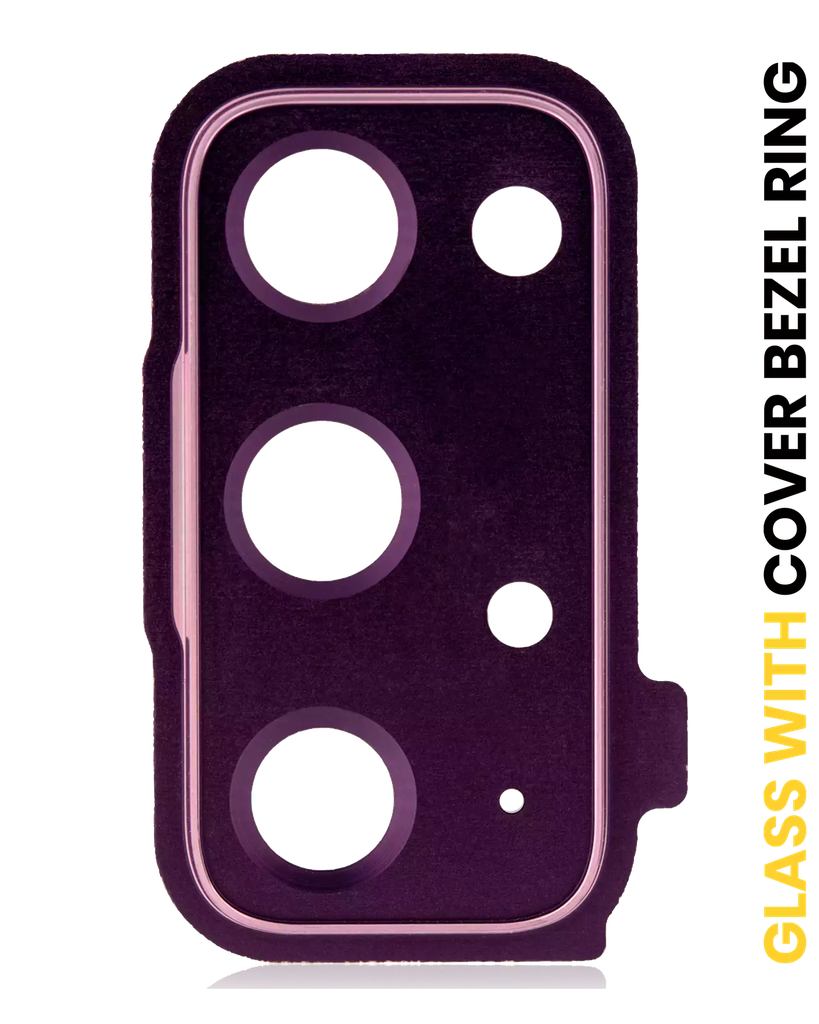 Back Camera Lens With Cover Bezel Ring For Samsung Galaxy S20 FE 4G / 5G (Purple) (Premium)