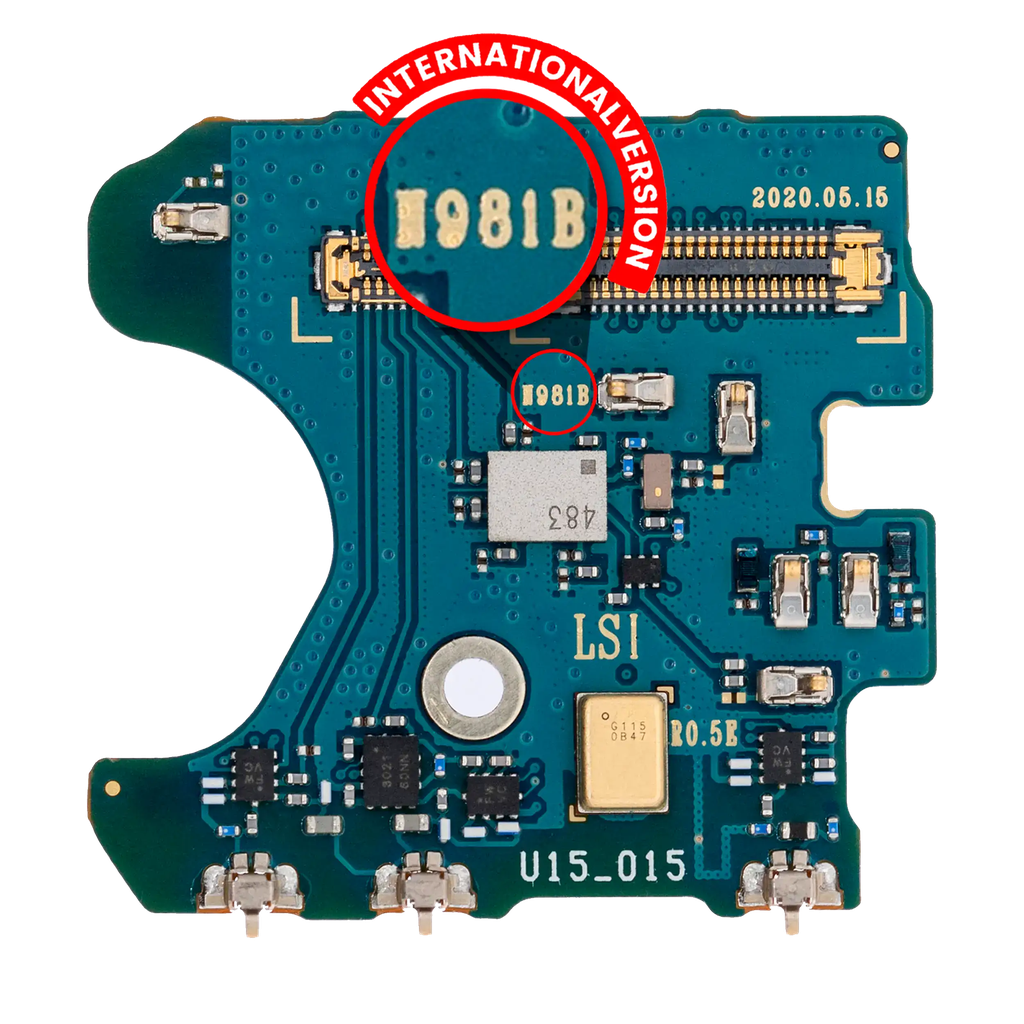 Microphone PCB Board For Samsung Galaxy Note 20 5G (N981B) (International Version) (Premium)