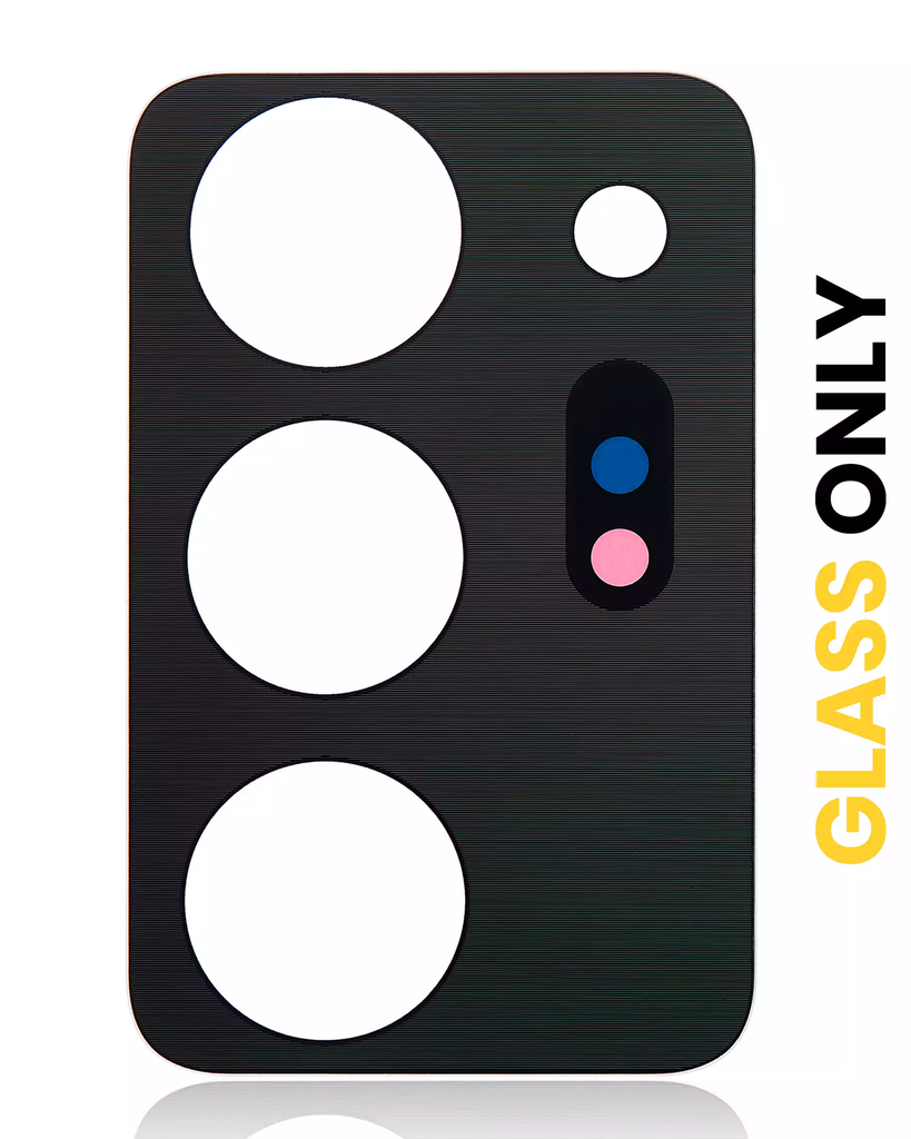 Back Camera Lens (Glass Only) With Adhesive For Samsung Galaxy Note 20 Ultra (Mystic Black) (10 Pack) (Premium)