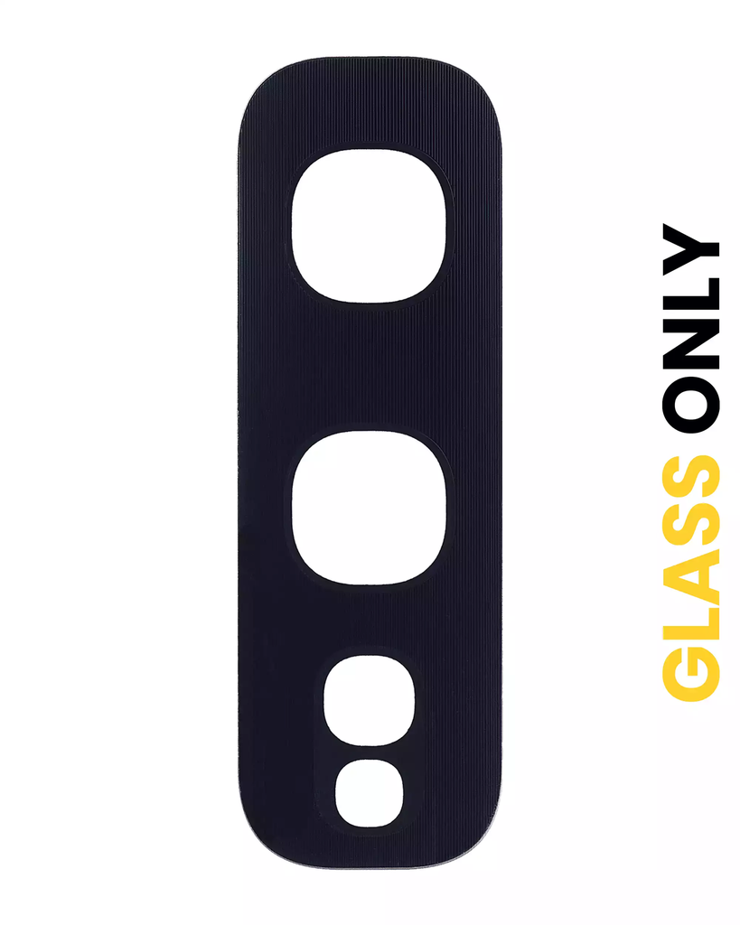 Back Camera Lens (Glass Only) With Adhesive For Samsung Galaxy S10E (Prism Black) (10 Pack) (Premium)