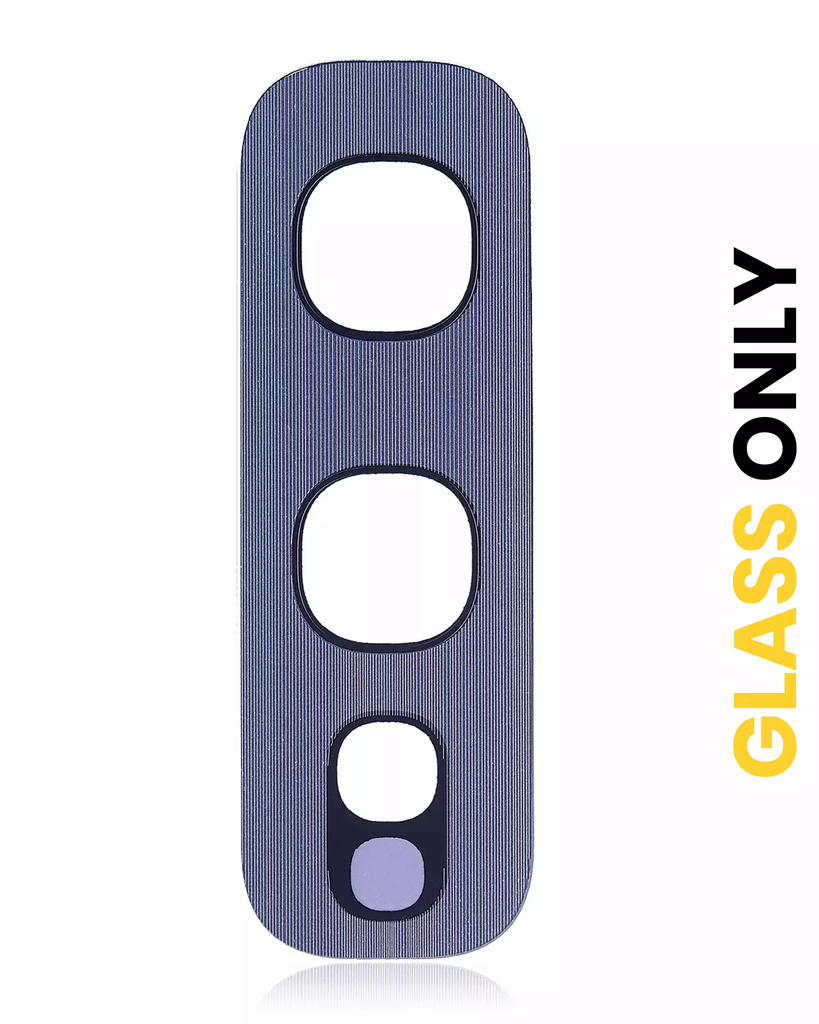 Back Camera Lens (Glass Only) With Adhesive For Samsung Galaxy S10E (Prism Blue) (10 Pack) (Premium)