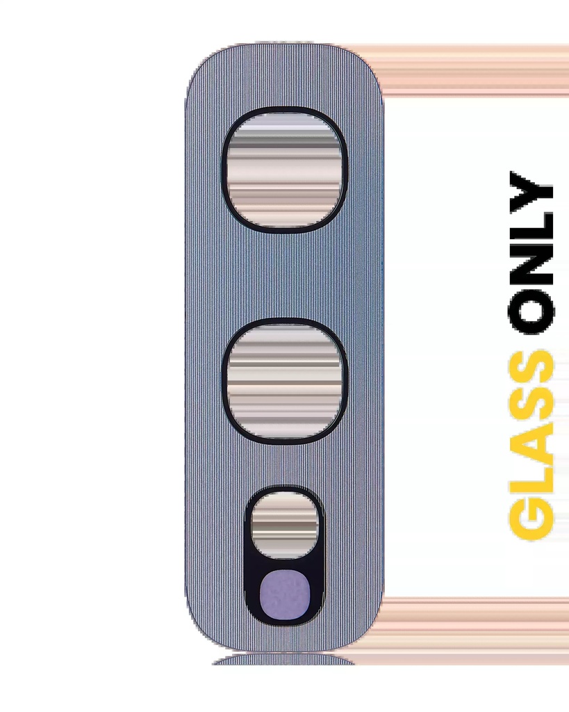 Back Camera Lens (Glass Only) With Adhesive For Samsung Galaxy S10E (Silver) (Premium)