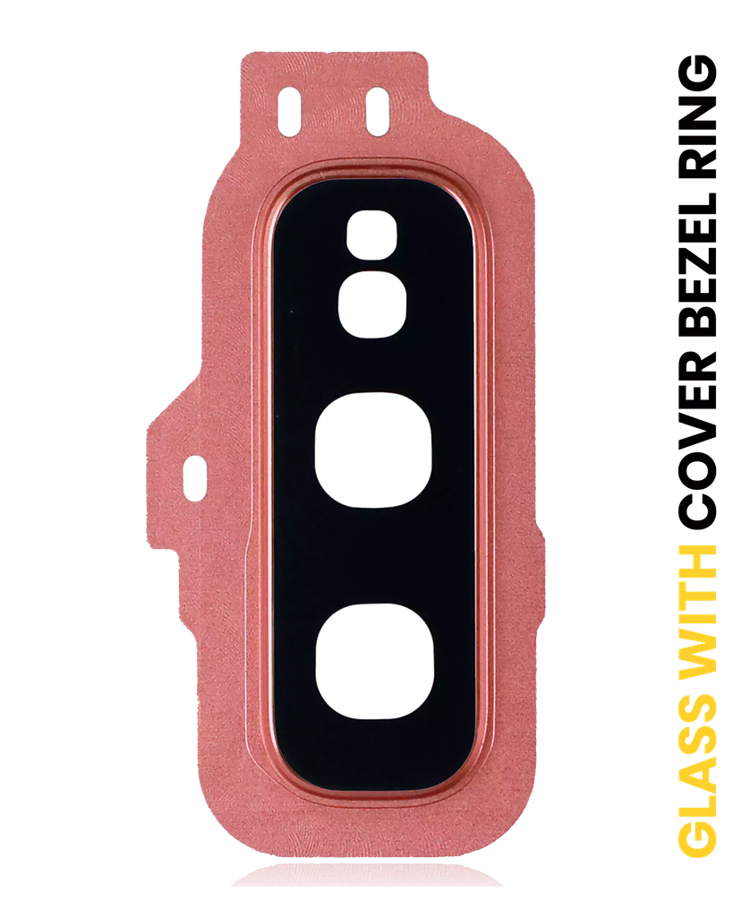 Back Camera Lens With Cover Bezel Ring For Samsung Galaxy S10E (Flamingo Pink) (Premium)