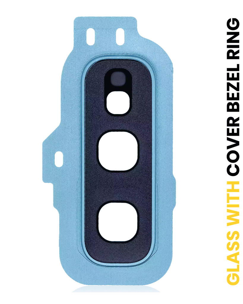 Back Camera Lens With Cover Bezel Ring For Samsung Galaxy S10E (Prism Blue) (Premium)