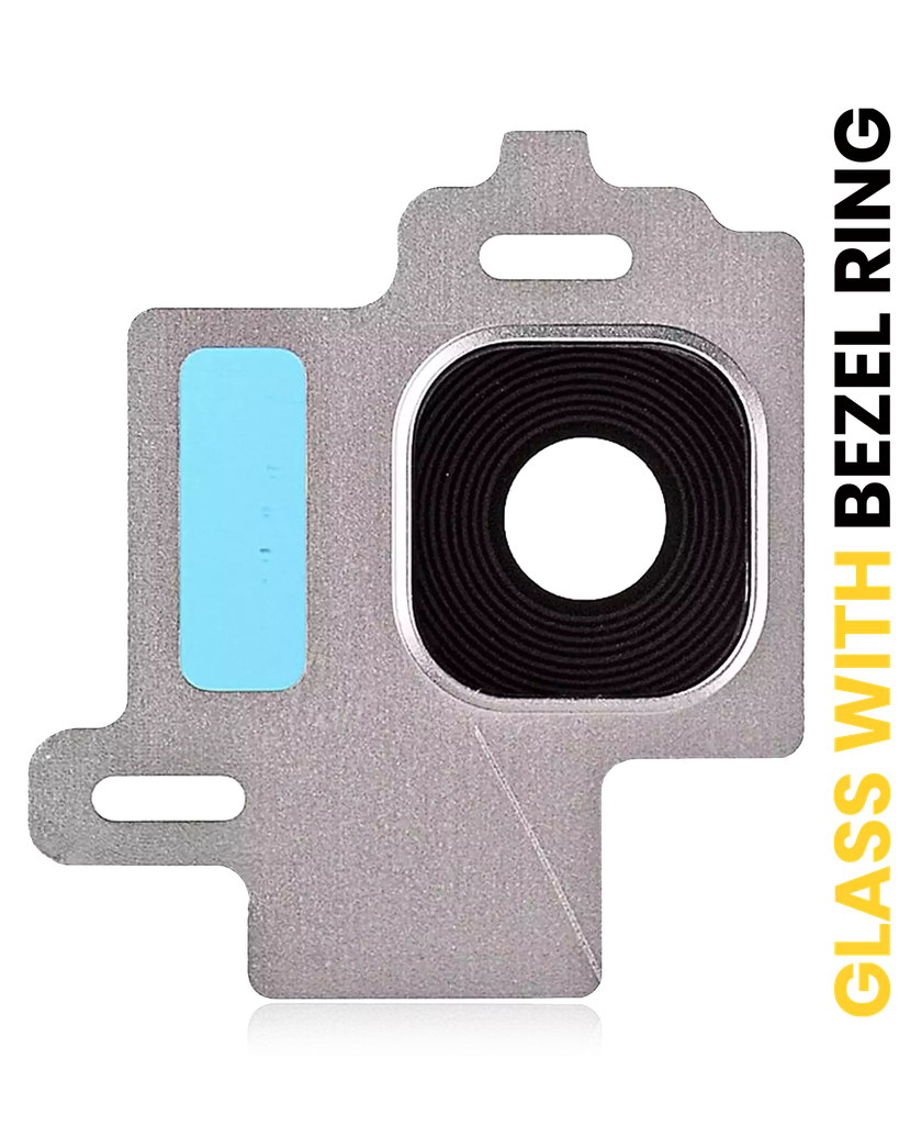 Back Camera Lens With Bezel Ring For Samsung Galaxy S8 (Arctic Silver) (Premium)
