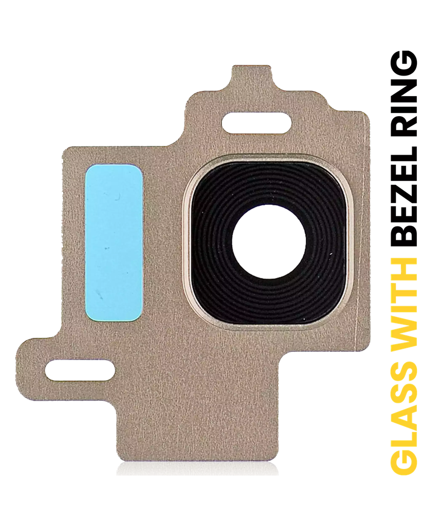 Back Camera Lens With Bezel Ring For Samsung Galaxy S8 (Gold) (Premium)