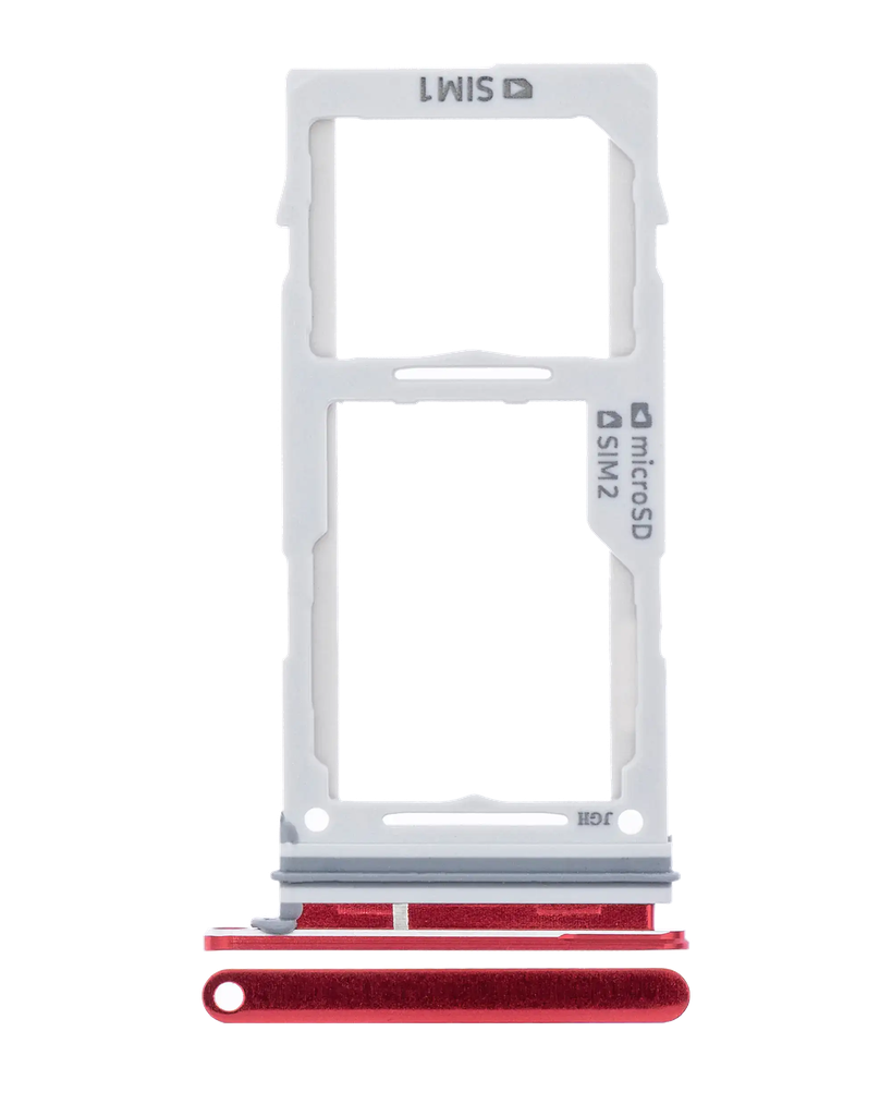 Dual Sim Card Tray For Samsung Galaxy S10 / S10 Plus (Cardinal Red) (Premium)