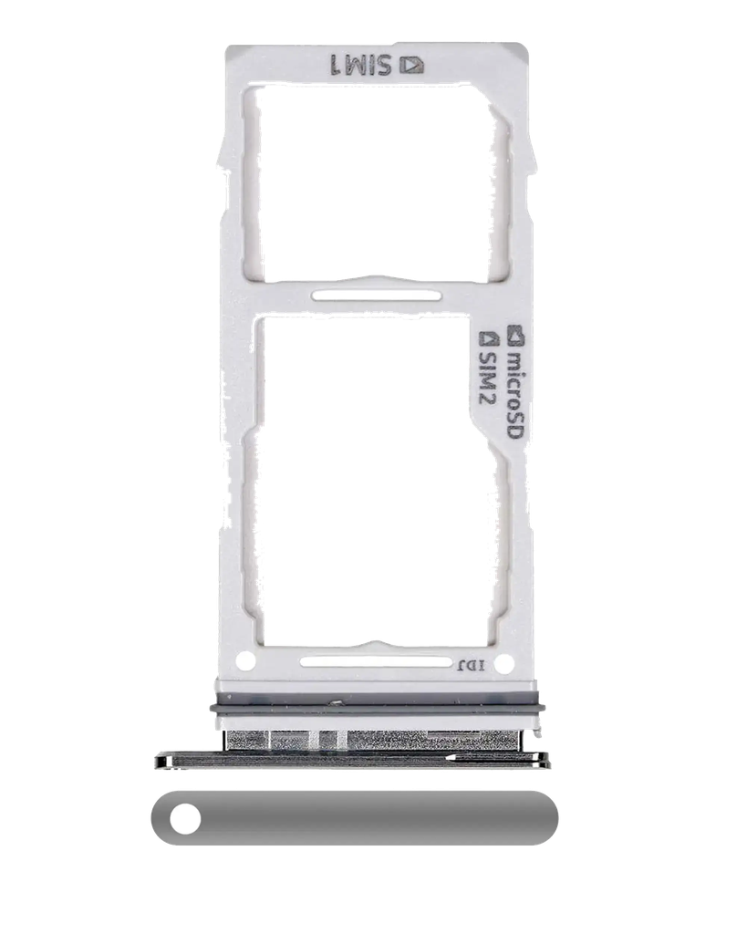 Dual Sim Card Tray For Samsung Galaxy S10 / S10 Plus (Prism / Ceramic Black) (Premium)