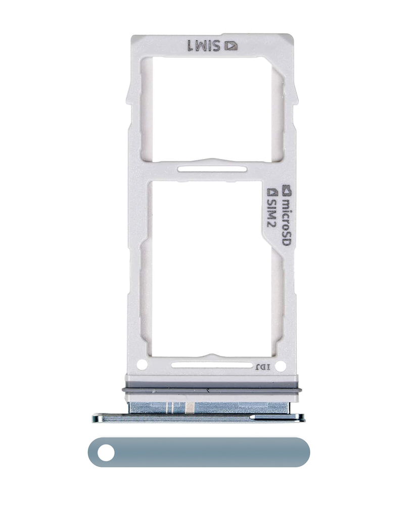 Dual Sim Card Tray For Samsung Galaxy S10 / S10 Plus / S10E (Prism Blue) (Premium)