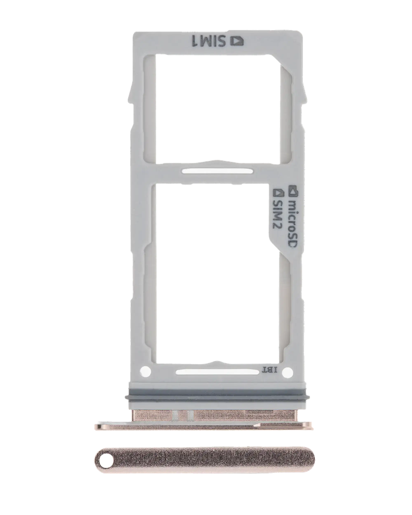 Dual Sim Card Tray For Samsung Galaxy S10 / S10 Plus / S10E (Prism White) (Premium)